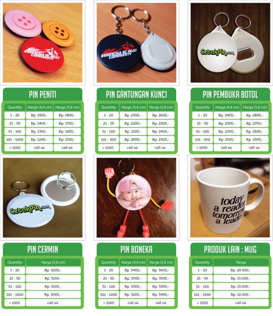 Harga Pin Update Bikin Pin Murah Cetak Pin Murah